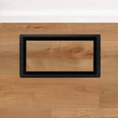 DAVENTE Drop-In Top Flush Mount Floor Vent, 6" x 10" Duct Opening (BLACK)-1