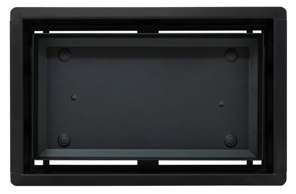 DAVENTE Drop-In Top Flush Mount Floor Vent, 6" x 10" Duct Opening (BLACK)