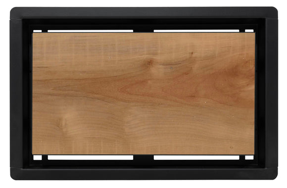 DAVENTE Drop-In Top Flush Mount Floor Vent, 6" x 10" Duct Opening (BLACK)