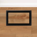 DAVENTE Drop-In Top Flush Mount Floor Vent, 6" x 12" Duct Opening (BLACK)-1