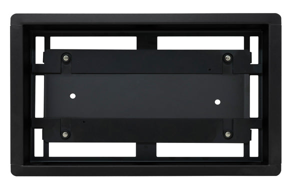 DAVENTE Drop-In Top Flush Mount Floor Vent, 6" x 12" Duct Opening (BLACK)