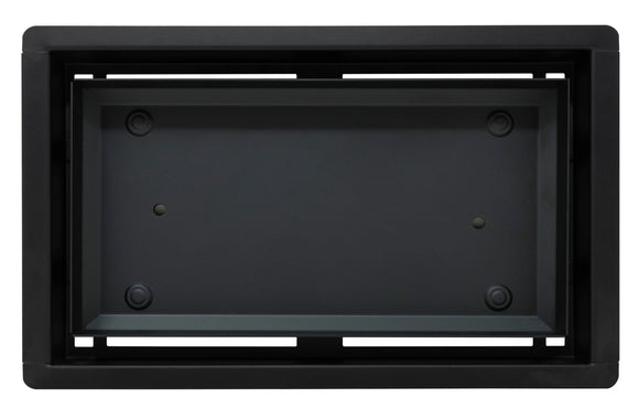 DAVENTE Drop-In Top Flush Mount Floor Vent, 6" x 12" Duct Opening (BLACK)