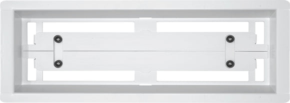 DAVENTE Drop-In Top Flush Mount Floor Vent, 3" x 10" Duct Opening (WHITE)