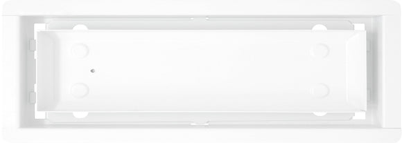 DAVENTE Drop-In Top Flush Mount Floor Vent, 3" x 10" Duct Opening (WHITE)