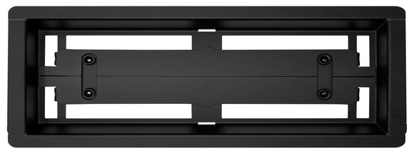 DAVENTE Drop-In Top Flush Mount Floor Vent, 3" x 10" Duct Opening (BLACK)