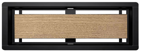 DAVENTE Drop-In Top Flush Mount Floor Vent, 3" x 10" Duct Opening (BLACK)