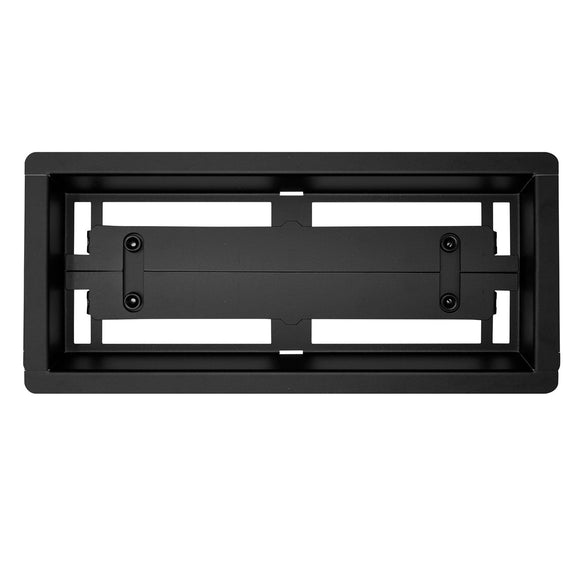 DAVENTE Drop-In Top Flush Mount Floor Vent - 4” x 10” Duct Opening (BLACK)