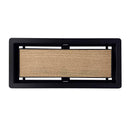 DAVENTE Drop-In Top Flush Mount Floor Vent - 4” x 10” Duct Opening (BLACK)-2
