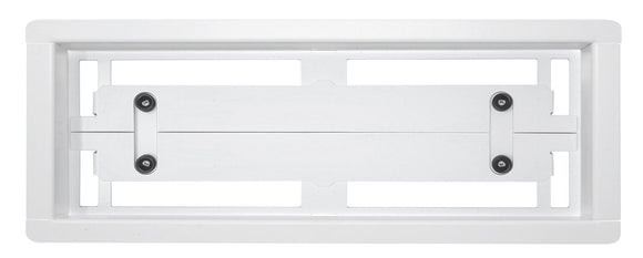 DAVENTE Drop-In Top Flush Mount Floor Vent - 4” x 12” Duct Opening (WHITE)