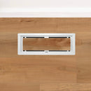 DAVENTE Drop-In Top Flush Mount Floor Vent - 4” x 12” Duct Opening (WHITE)-1