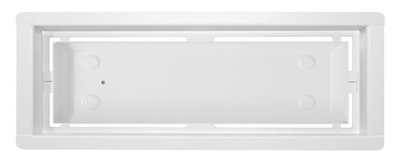 DAVENTE Drop-In Top Flush Mount Floor Vent - 4” x 12” Duct Opening (WHITE)