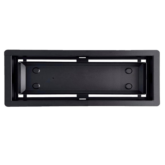 DAVENTE Drop-In Top Flush Mound Floor Vent - 4” x 12” Duct Opening (BLACK)