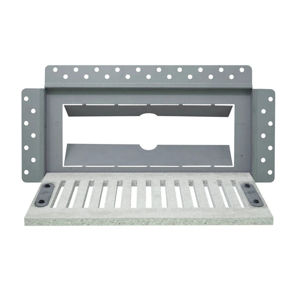 Envisivent Removable Flush Mount Ceiling/Wall Air Supply, 10" x 4" (Duct Opening)