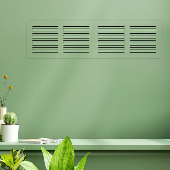 Envisivent Removable Flush Mount Wall Air Return, 30" x 8" (Duct Opening)