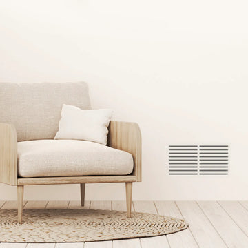 Envisivent Permanent Flush Mount Air Return, 14" x 6" (Duct Opening)