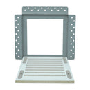 Envisivent Removable Flush Mount Bathroom Exhaust Fan Cover, 8" x 8" (Drywall Opening)-4