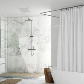 Envisivent Removable Flush Mount Bathroom Exhaust Fan Cover, 12" x 12" (Drywall Opening)