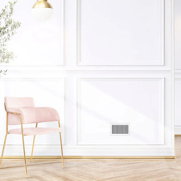 Envisivent Removable Flush Mount Wall/Ceiling Air Supply, 10" x 6" (Duct Opening)