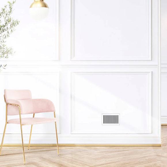 Envisivent Removable Flush Mount Wall/Ceiling Air Supply, 10" x 6" (Duct Opening)