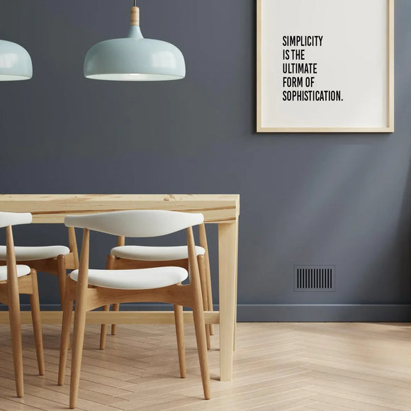 Envisivent Removable Flush Mount Wall/Ceiling Air Supply, 10" x 6" (Duct Opening)