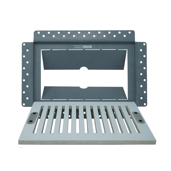 Envisivent Removable Flush Mount Wall/Ceiling Air Supply, 10" x 6" (Duct Opening)