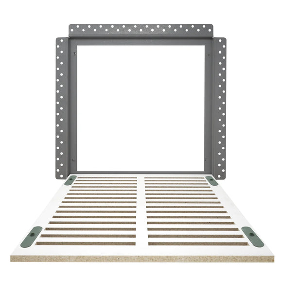 Envisivent Removable Flush Mount Bathroom Exhaust Fan Cover, 14" x 14" (Drywall Opening)