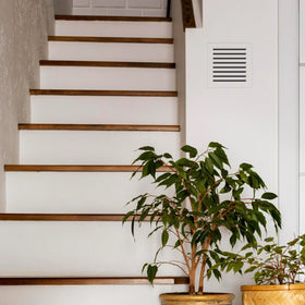 Envisivent Removable Mud-in Flush Mount Air Return Vent, 8" x 8" (Drywall Opening)