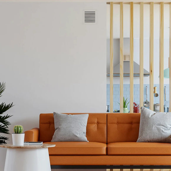 Envisivent Removable Mud-in Flush Mount Air Return Vent, 8" x 8" (Drywall Opening)