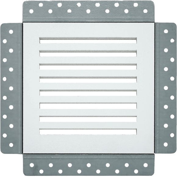 Envisivent Removable Mud-in Flush Mount Air Return Vent, 8" x 8" (Drywall Opening)