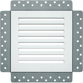 Envisivent Removable Flush Mount Bathroom Exhaust Fan Cover, 8' x 8' (Drywall Opening)