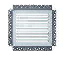 Envisivent Removable Mud-In Flush Mount Air Return Vent , 10" x 10" (Drywall Opening)-1