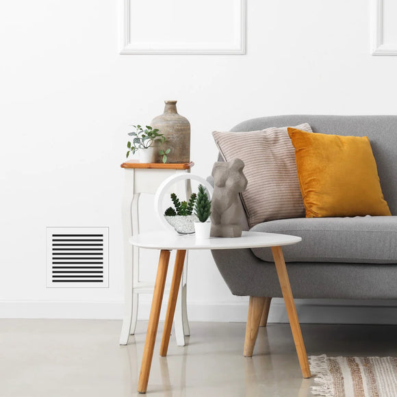 Envisivent Removable Mud-In Flush Mount Air Return Vent , 10" x 10" (Drywall Opening)