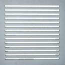 Envisivent Removable Mud-In Flush Mount Air Return Vent, 12" x 12" (Drywall Opening)-7