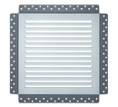 Envisivent Removable Mud-In Flush Mount Air Return Vent, 12" x 12" (Drywall Opening)-1