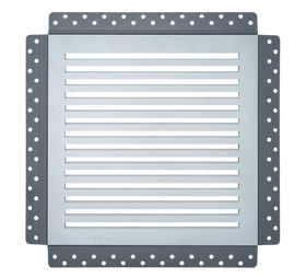Envisivent Removable Mud-In Flush Mount Air Return Vent, 12" x 12" (Drywall Opening)