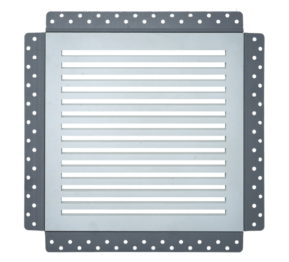 Envisivent Removable Mud-In Flush Mount Air Return Vent, 12" x 12" (Drywall Opening)