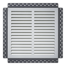 Envisivent Removable Mud-In Flush Mount Air Return Vent, 14" x 14" (Drywall Opening)-1