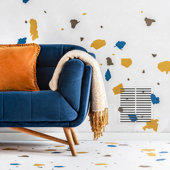 Envisivent Removable Mud-In Flush Mount Air Return Vent, 14" x 14" (Drywall Opening)