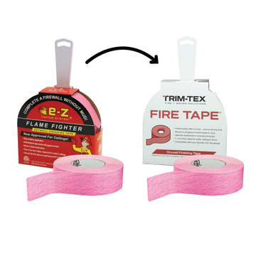 E-Z Flame Fighter Tape is now Trim-Tex Fire Tape (TT0990)