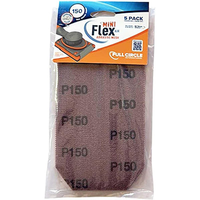 Full Circle Mini Mesh Abrasive Pad - #150 Grit (5 Pads/Pack)