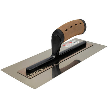 LEVEL5 FLEX Flat Finishing Trowel with Leather Handle