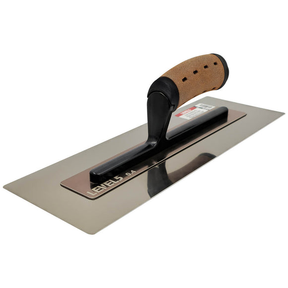 LEVEL5 FLEX Flat Finishing Trowel with Leather Handle