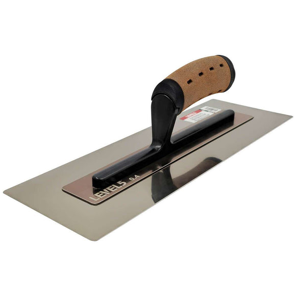 LEVEL5 FLEX Flat Finishing Trowel with Leather Handle