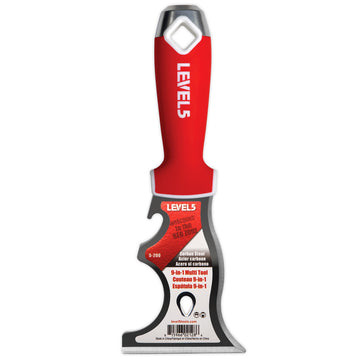 LEVEL5 9-in-1 Painters Tool with Soft Grip Handle