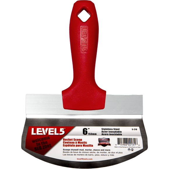 LEVEL5 6" Bucket Scoop with Composite Handle