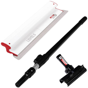 LEVEL5 24" Composite Body Skimming Blade with Adapter & Extension Handle Set