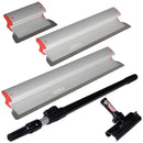 LEVEL5 Aluminum Body Skimming Blade Set (10"/ 24"/ 32") with Adapter & Extension Handle-1