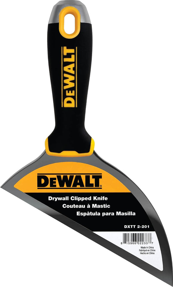 DEWALT 6" Clipped Joint Knife with Soft Grip Handle