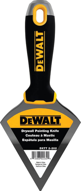 DEWALT 3.5" Pointed Joint Knife with Soft Grip Handle