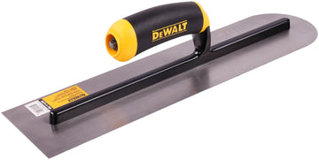 DEWALT 16" x 4"  Carbon Steel Round Front Square End Finishing Trowel